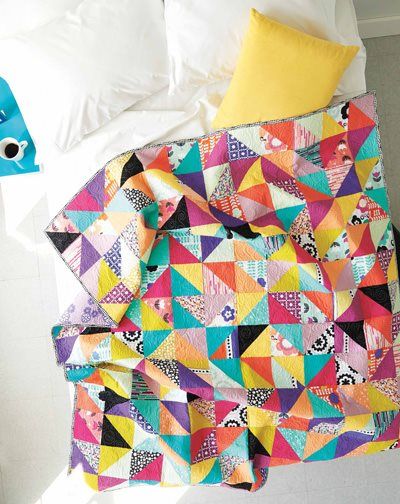 One-Day Triangle Quilt Tutorial