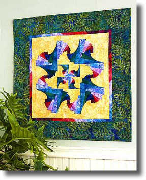 Free Quilting Pattern Log Cabin Swirl Quilting Daily