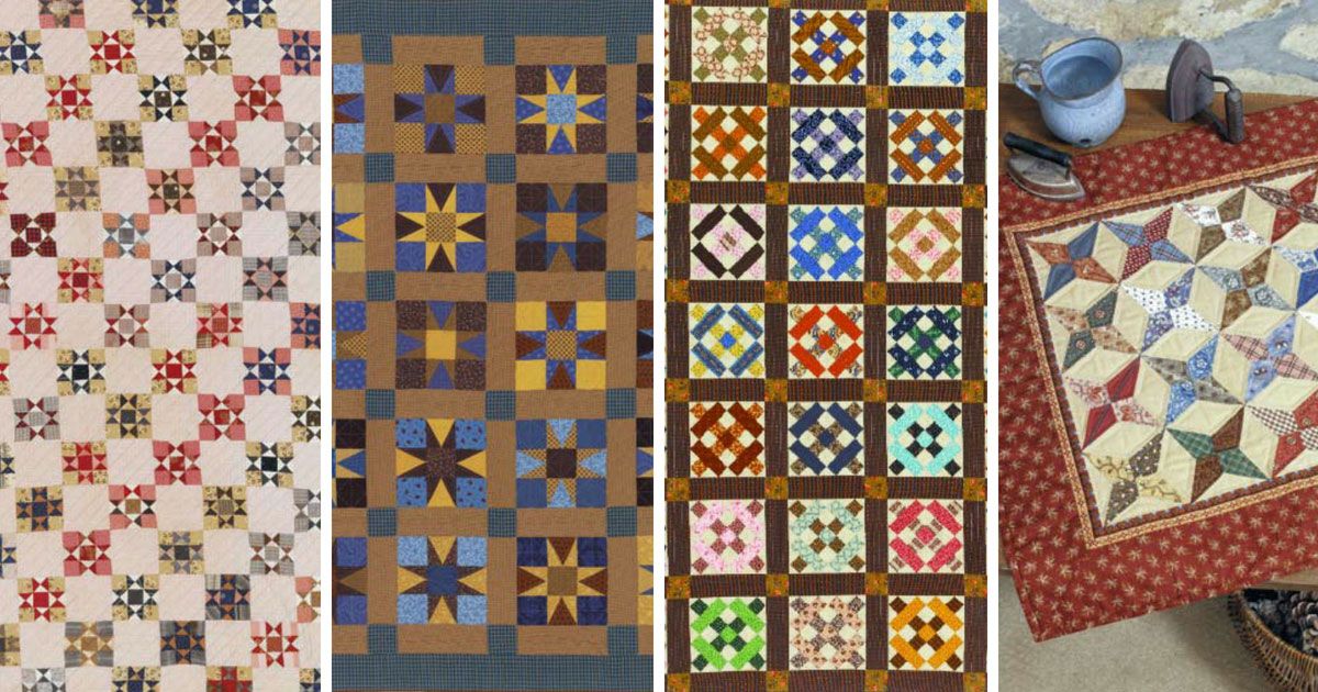 5 Free Quilt Patterns Civil War Quilts Quilting Daily