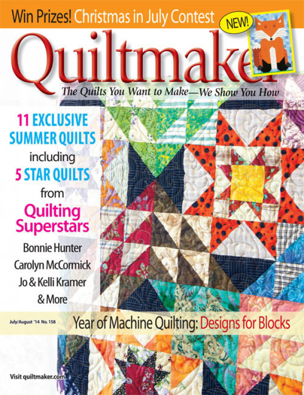 Quilt It...Today magazine JulyAugust 2014 Quilting Sewing & Needlecraft