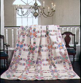 Free Double Wedding Ring Quilt Pattern Quilting Daily
