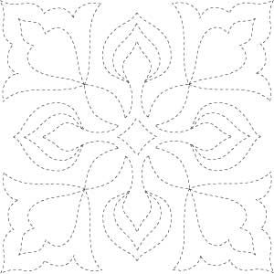 HSJL Quilting Templates for Machine Quilting - 4 Colombia