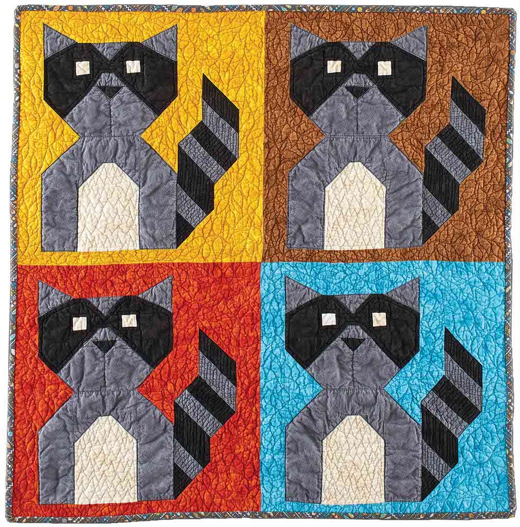 Baby Raccoon Bandit Quilt - Fons & Porter | Quilting Daily