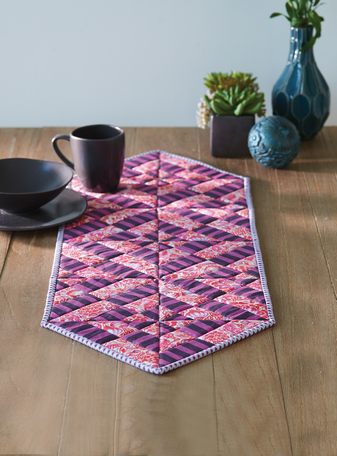 Tula Pink Table Runner by Carl Hensch