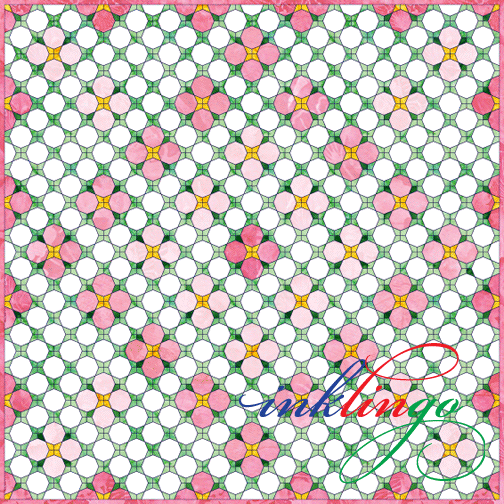 Inklingo Hexagons in Electric Quilt - Quilt with Inklingo