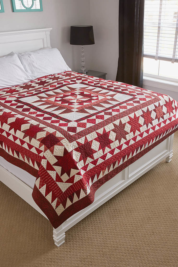 red quilt