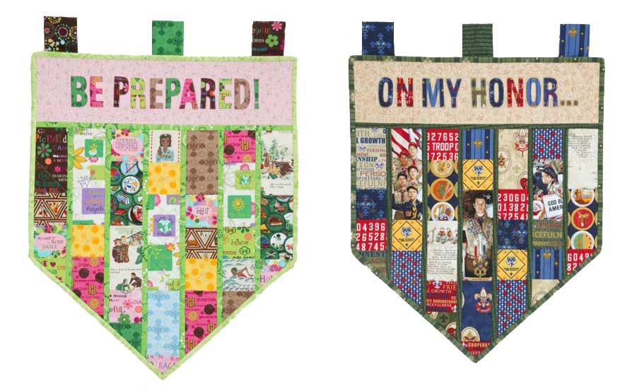 Scout patch wall hanging  Quilted wall hangings, Patches display, Wall  hanging