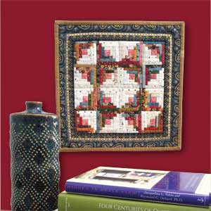 Tiny Cabin Miniature Log Cabin Quilt Pattern Quilting Daily