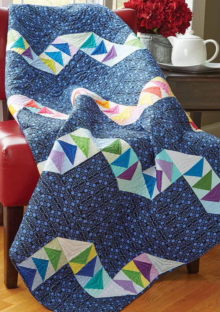 Blue Ribbon Twist Quilt Pattern