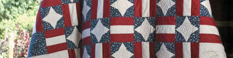 free quilt patterns using pre printed patriotic panels lap size