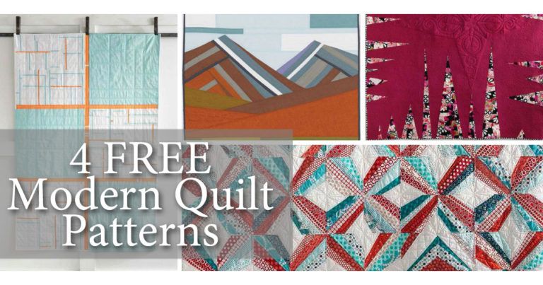 Making Modern Quilts: 4 Free Modern Quilt Patterns | Quilting Daily