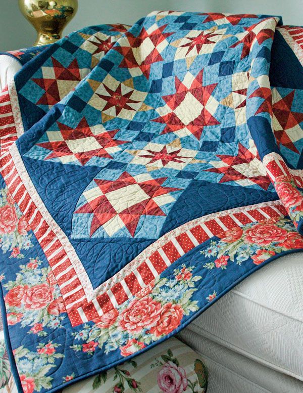 Free Red White And Blue Quilt Patterns Quilting Daily