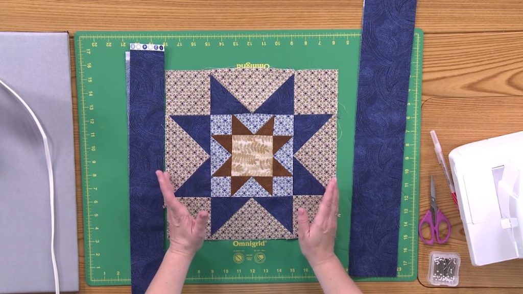 12 of 12 How to Finish a Quilt with Sashing and Binding Quilting Daily