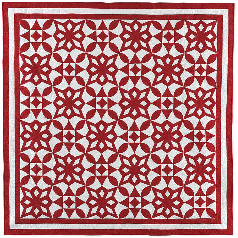 red quilt