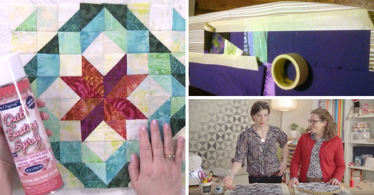 Using Basting Spray On Quilts before Quilting - Video - Patchwork Posse