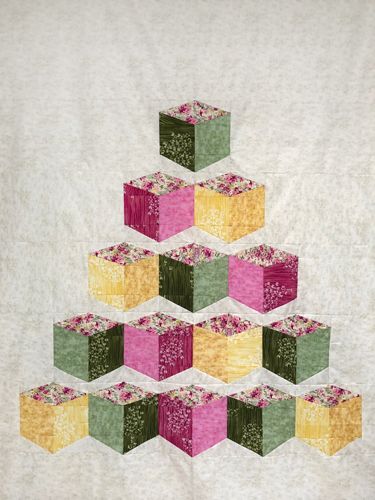 I Love This Quilt: Another Modern Twist on Tumbling Tiles (a.k.a. Building  Blocks and Baby's Blocks)