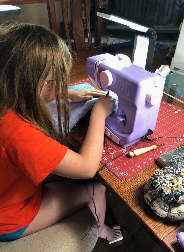 Quilting and Sewing with Kids: Simple Sewing Machine for Kids