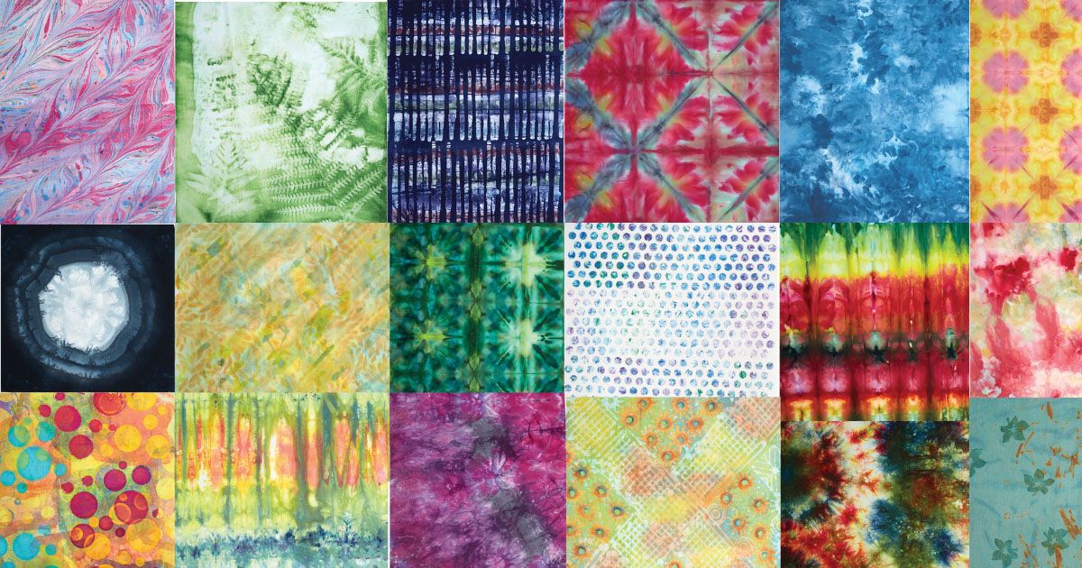 Hand-dyed fabric panels: Do you dye your own fabric?