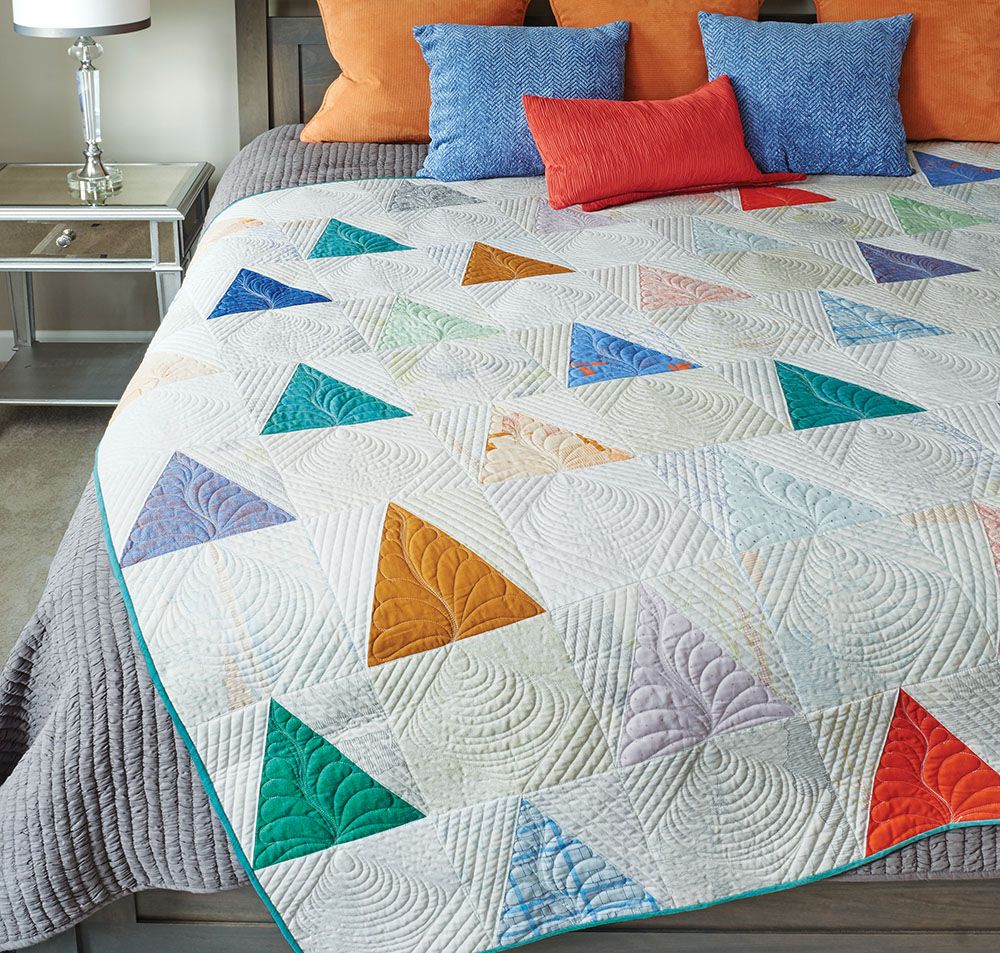 Triangles In Modern Quilts Quilting Daily