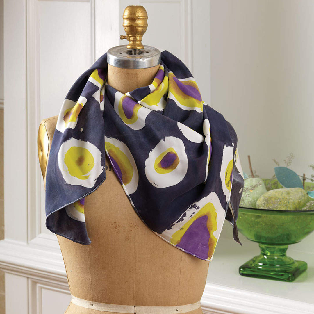 how to make a silk scarf