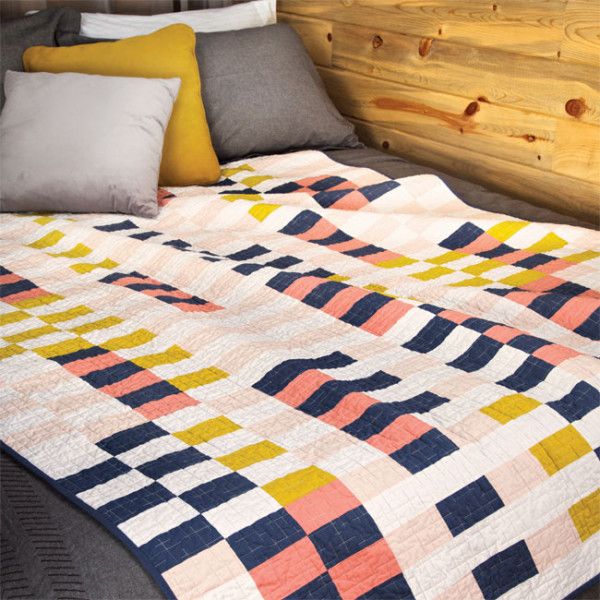 25+ Modern Scrap Quilt Patterns - Scrap Fabric Love