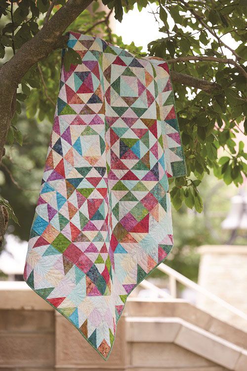 Scrappy Mosaic Quilt Pattern Download Quilting Daily