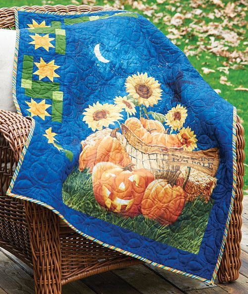 Midnight In The Pumpkin Patch Quilt Pattern Download Quilting Daily