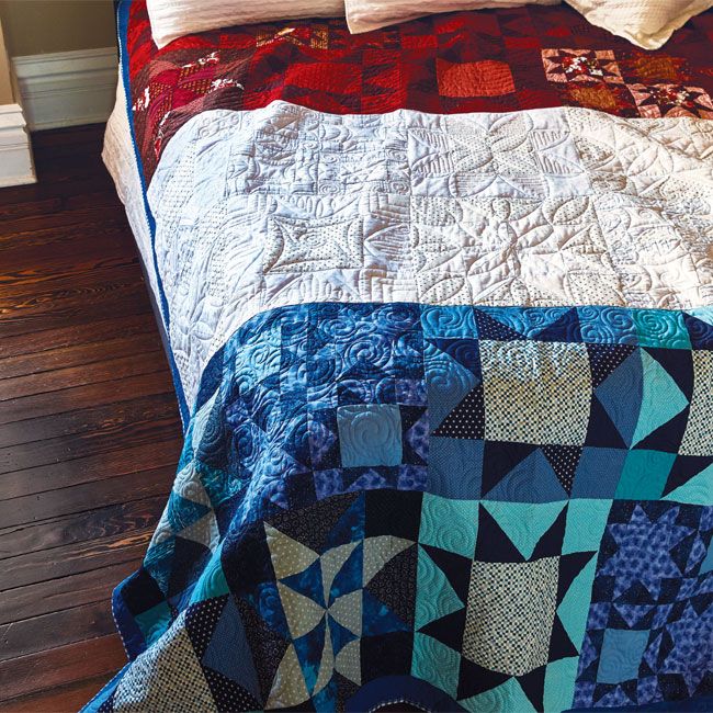 Bars of Stars Quilt Pattern Download | Quilting Daily