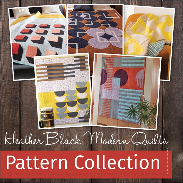 Heather Black Modern Quilts Pattern Collection