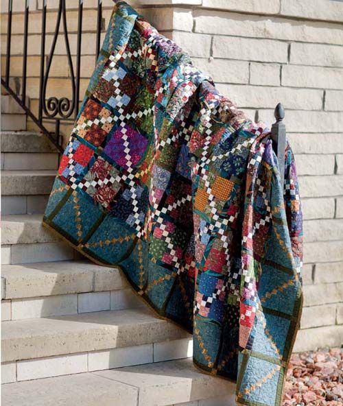 Triple Four Patch Quilt Pattern Download Quilting Daily