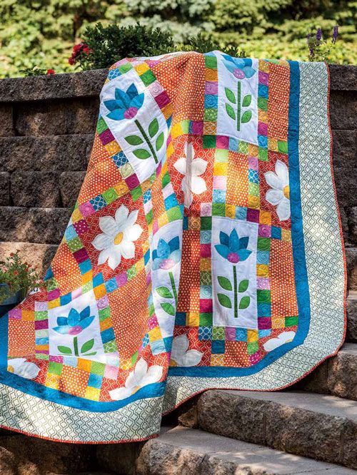 In Bloom Quilt Pattern Download Quilting Daily