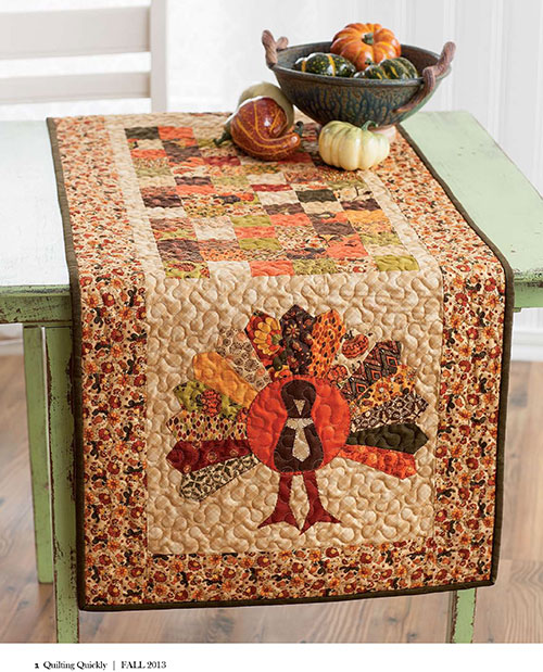 Let's Talk Turkey Quilt Pattern Download Quilting Daily