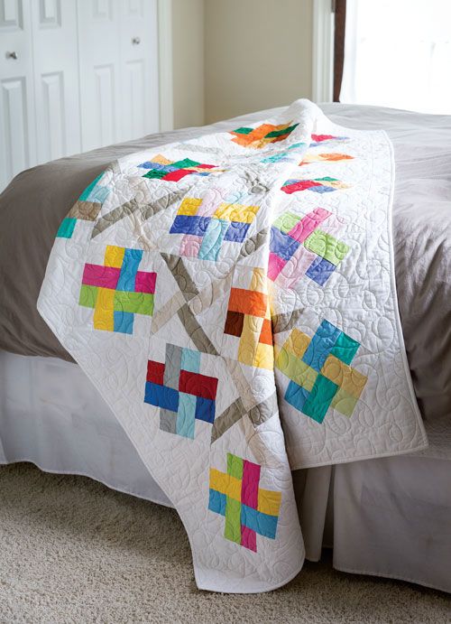 Strips and Squares Quilt Pattern Download