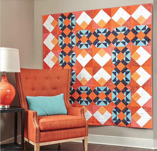 Orange M lange Quilt Pattern Download Quilting Daily