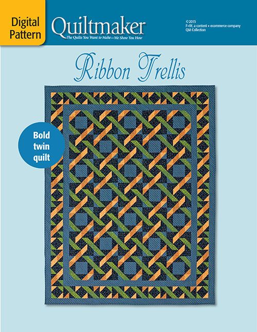 Ribbon Trellis Quilt Pattern Download | Quilting Daily