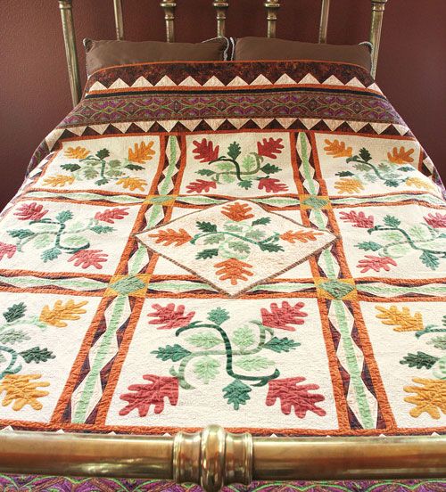 Oak Leaf Cluster Quilt Pattern Download Quilting Daily