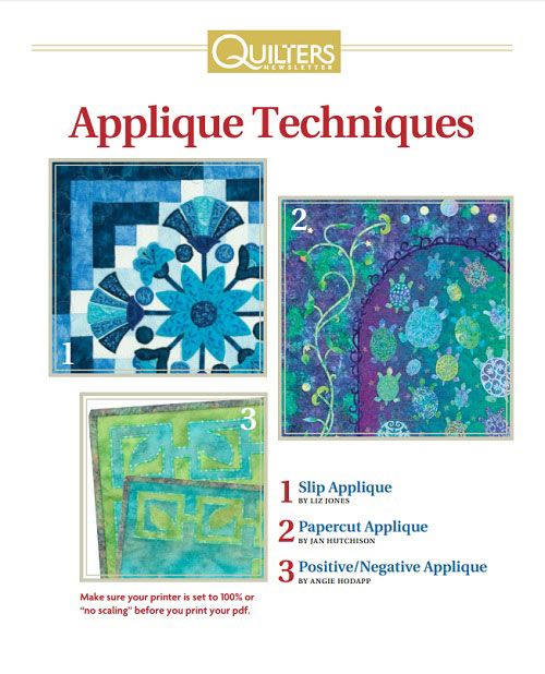What is Applique and Applique Techniques