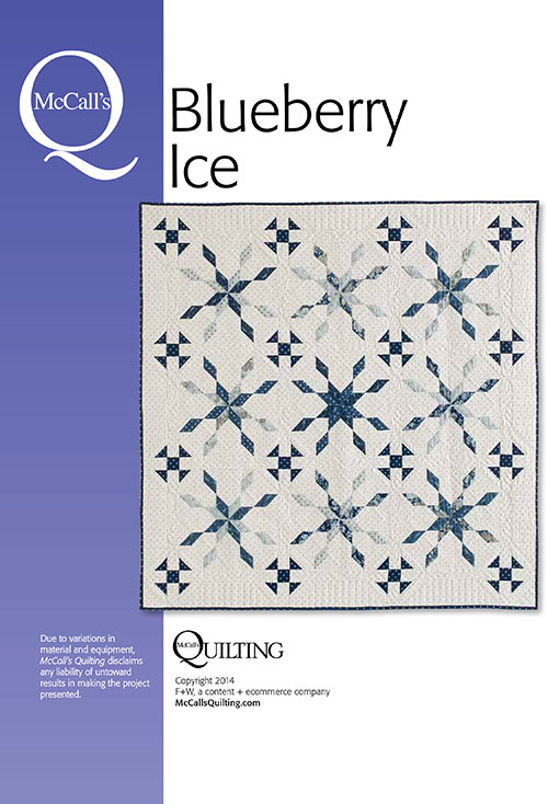 Blueberry Ice Quilt Pattern Download Quilting Daily