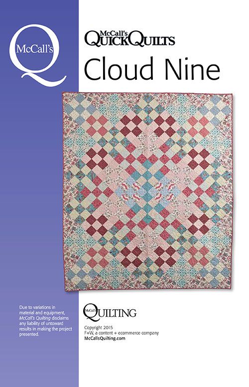 Cloud Nine Quilt Pattern Download Quilting Daily