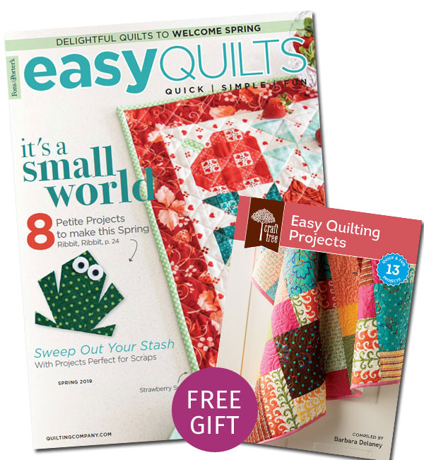 Easy Quilts Magazine Print Subscription Quilting Daily