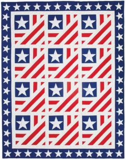 home of the free because of the brave quilt pattern