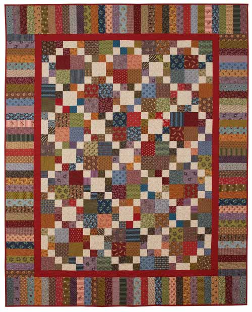 Double Four Patch Quilt Pattern Download Quilting Daily