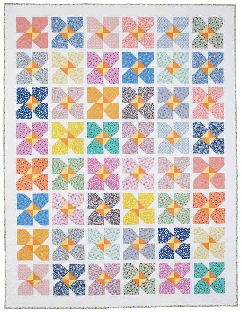 1930s Quilt Pattern With Lozenge