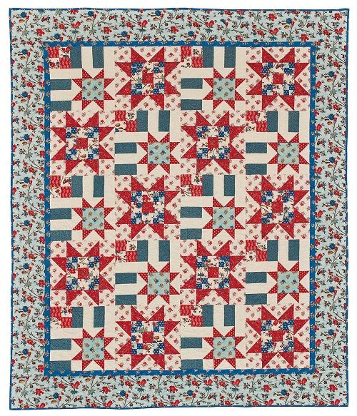 Stars & Stripes Quilt Pattern Download | Quilting Daily