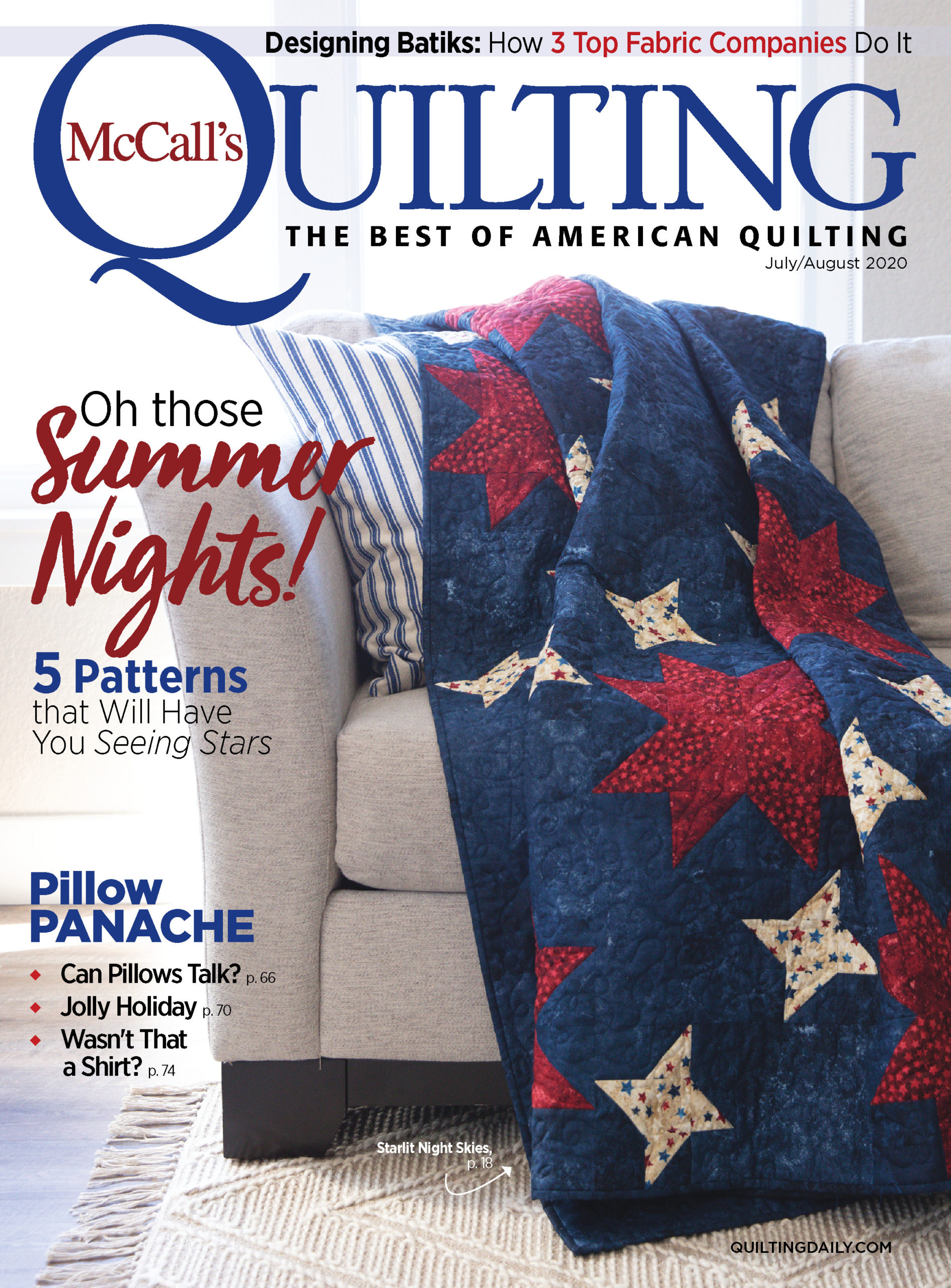 McCall's Quilting July/August 2020 
