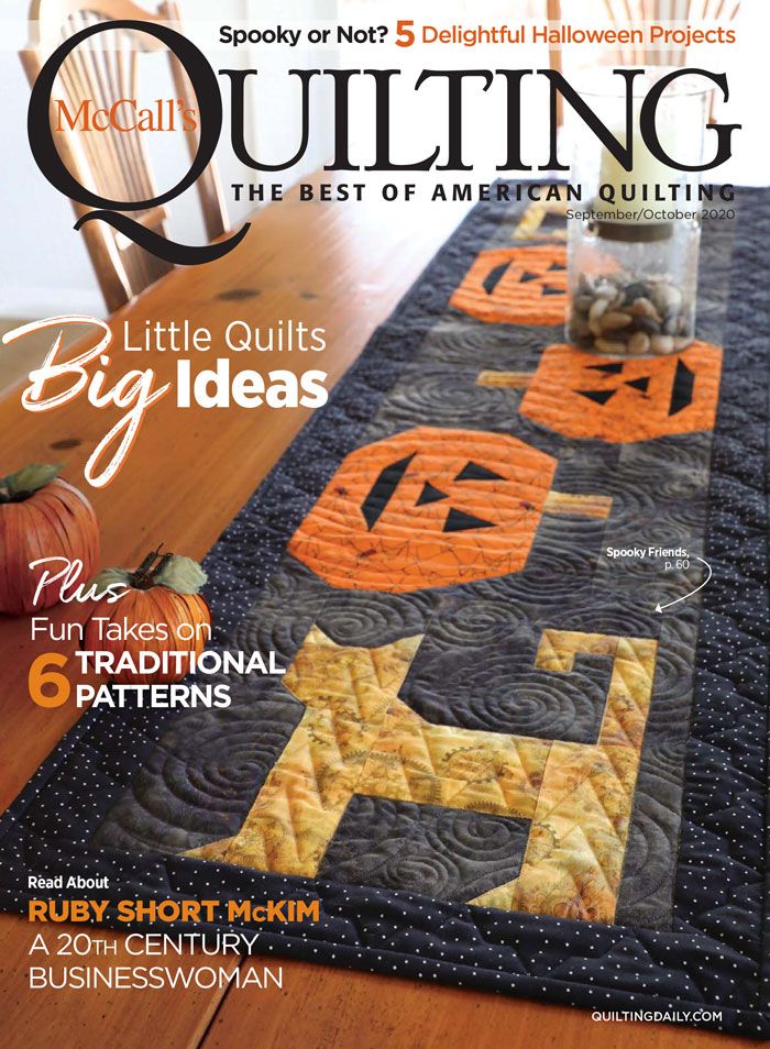 McCall s Quilting September October 2020 Print Edition Quilting Daily