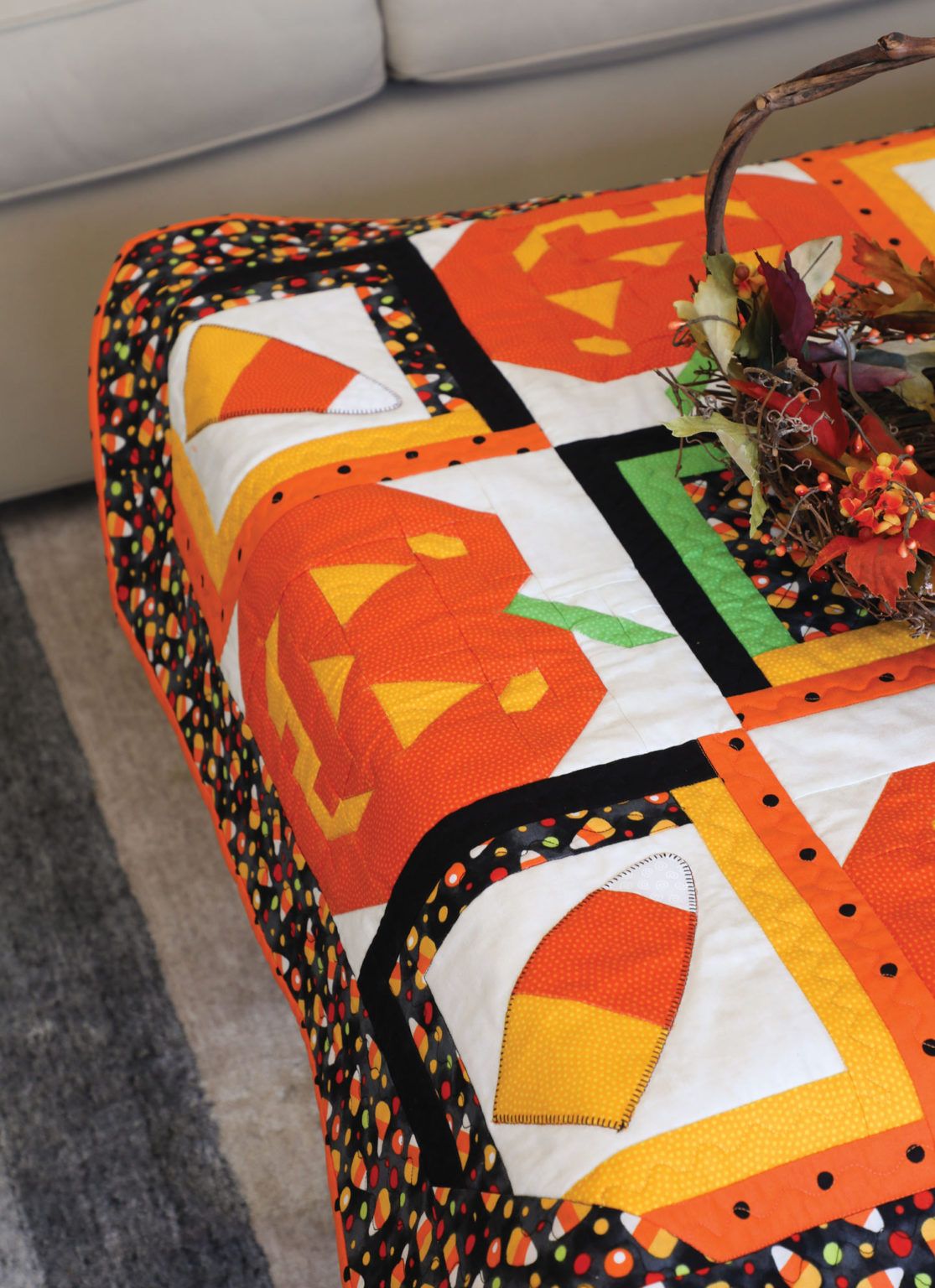 Jolly Bar Pumpkin Quilt Pattern