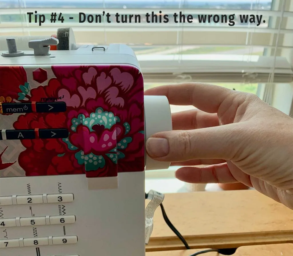 sewing machine tips