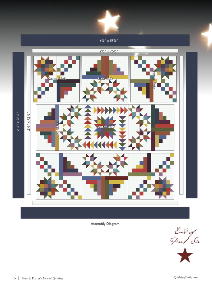 Warmth Of Our Stars Quilt Pattern Download Quilting Daily