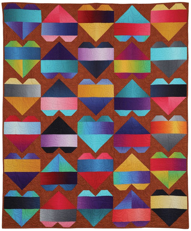 træ Ønske Hellere Heartmade Quilt Pattern Download | Quilting Daily